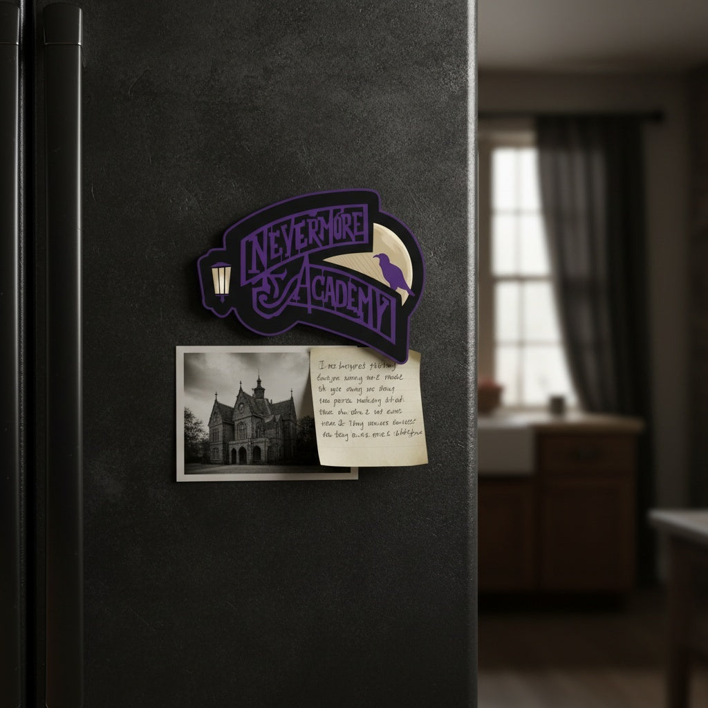 Wednesday Nevermore magnet lifestyle fridge
