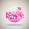 Barbie Bardak Altlığı Palm Tree Pembe