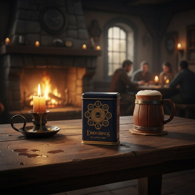 LOTR playing card box lifestyle tavern table