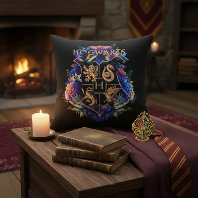 Hogwarts Logo Yastık — Styling Shot
