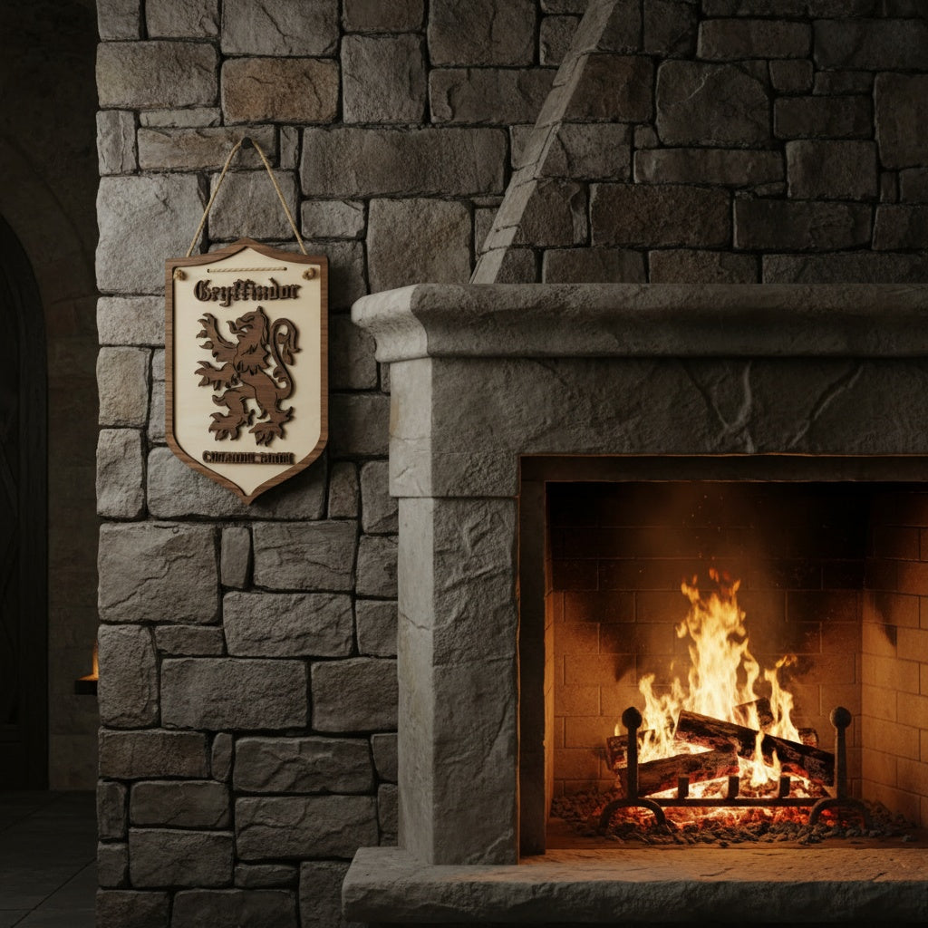 Harry Potter  - 3D Wall Sign - Gryffindor TABELA (2)