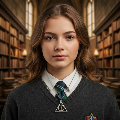 Harry Potter Wizarding World - Harry Potter Kolye - Deatly Kolye - Orijinal Lisanslı Ürün | Sihir Dükkanı