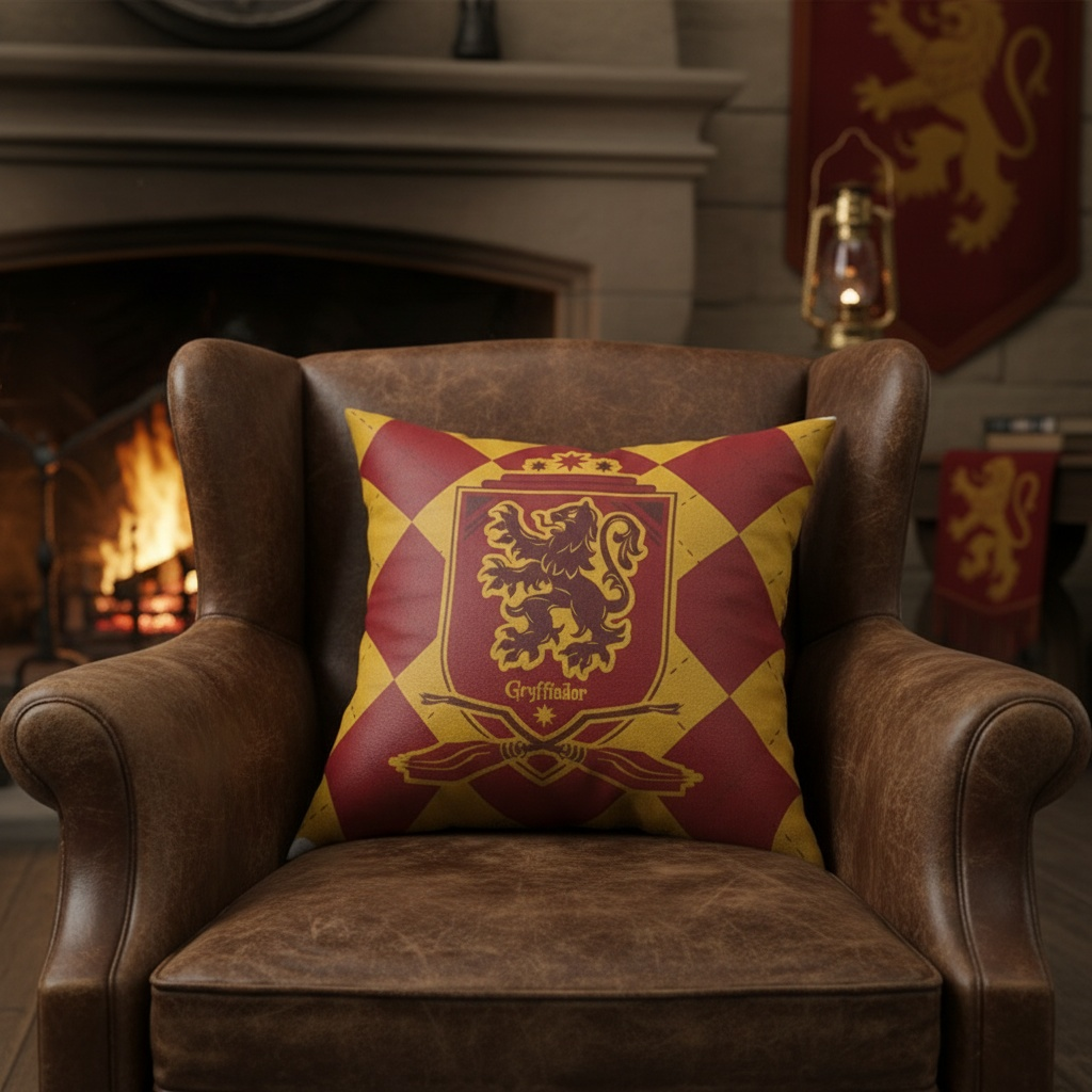 Harry Potter Wizarding World -  Harry Potter Yastık - Gryffindor - Orijinal Lisanslı Ürün | Sihir Dükkanı