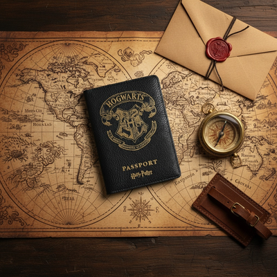 Harry Potter Harry Potter Pasaport Kılıfı - Hogwarts - Orijinal Lisanslı Ürün | Sihir Dükkanı