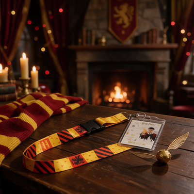 Harry Potter Boyun Askı İpi Gryffindor Kareli - Lifestyle