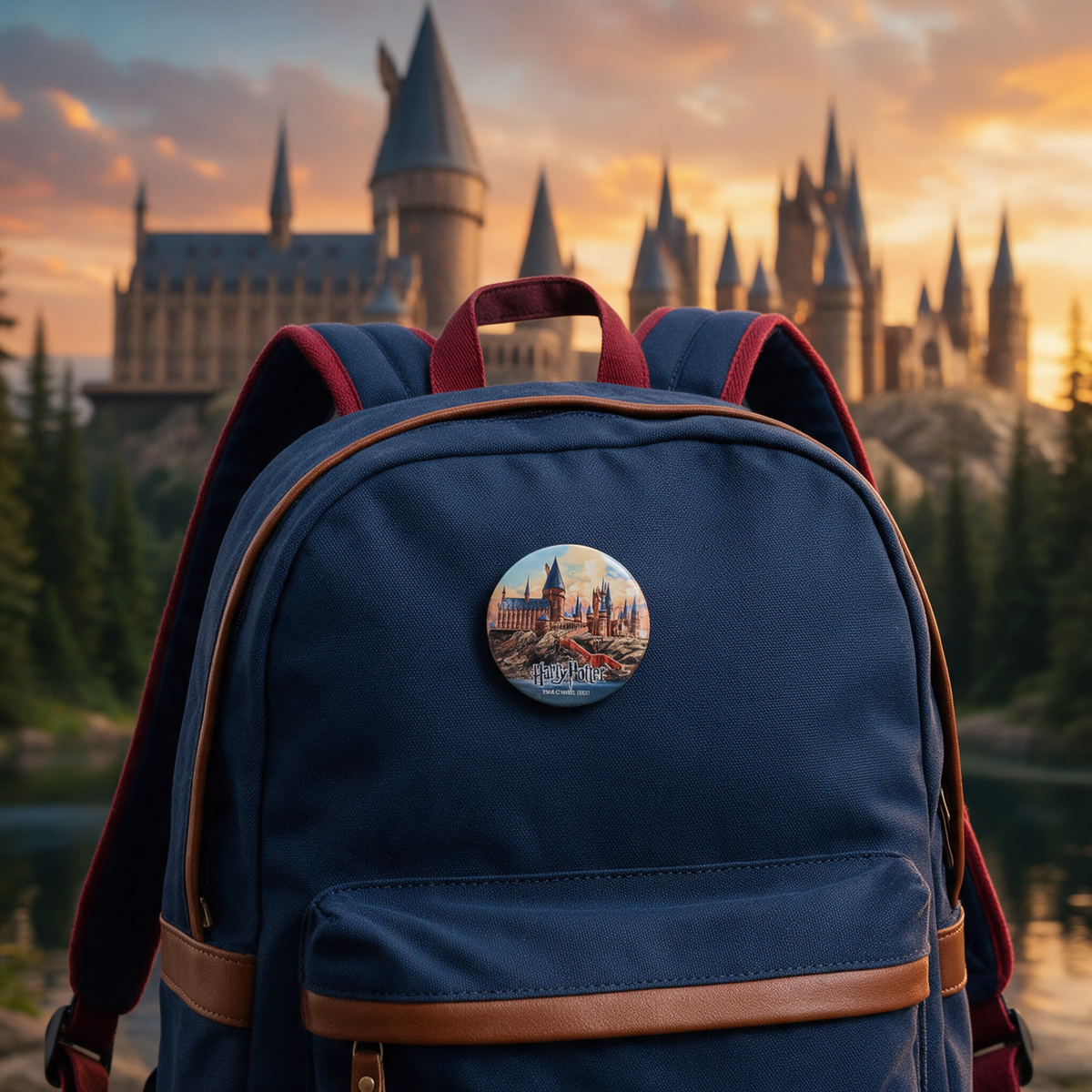 Harry Potter Rozet Hogwarts Silüet - Lifestyle