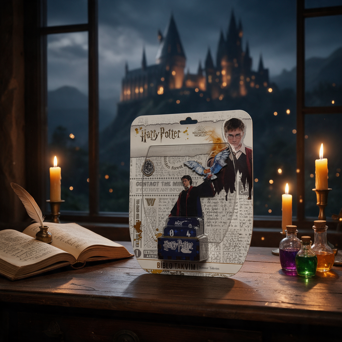 Harry Potter Sonsuz Biblo MDF Takvim - Lifestyle