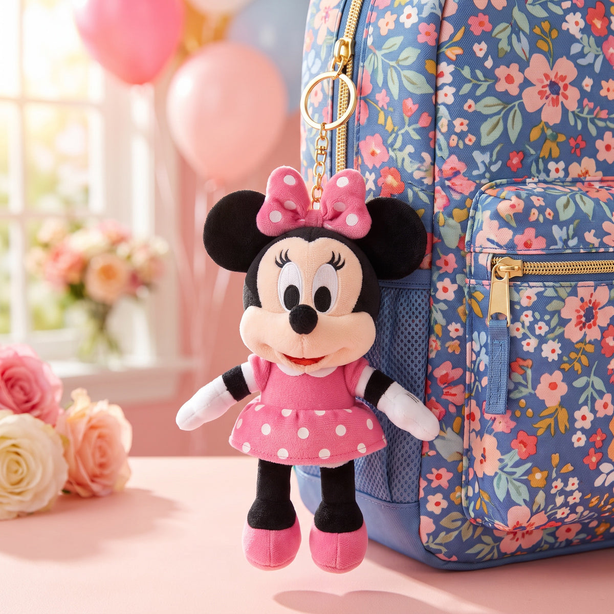 Minnie Mouse Pembe Peluş Anahtarlık lifestyle
