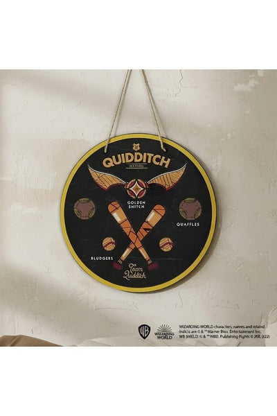 Harry Potter Wizarding World - Harry Potter  - 3D Wall Sign - Team Quidditch Tabela - Orijinal Lisanslı Ürün | Sihir Dükkanı