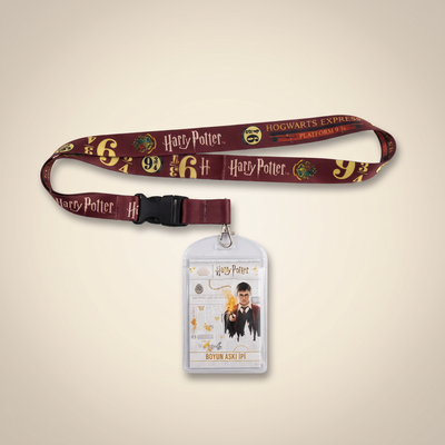 Harry Potter Platform 9 3/4 Boyun Askı İpi Kırmızı - Stüdyo
