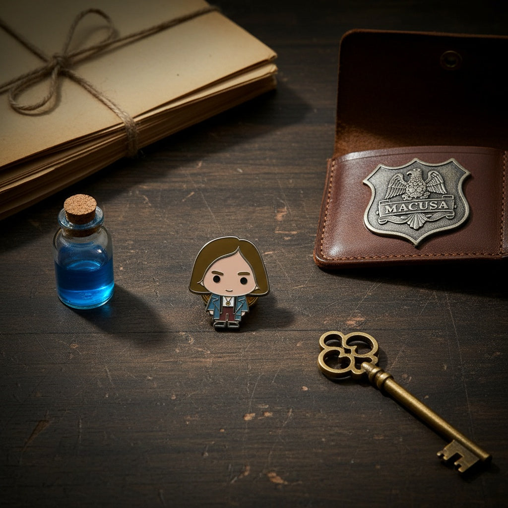 Porpentina Goldstein Pin — Styling Shot