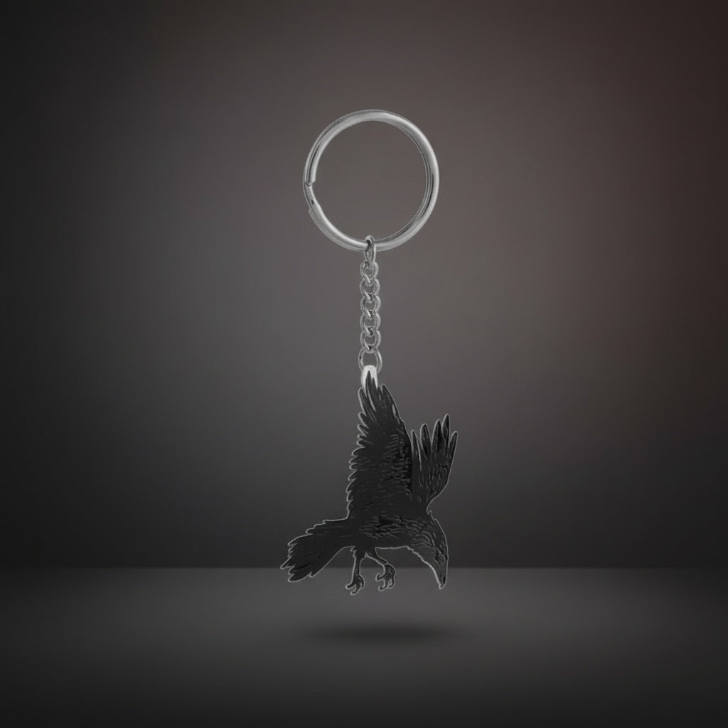 Wednesday Wednesday - Raven Key Chain - Orijinal Lisanslı Ürün | Sihir Dükkanı