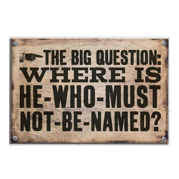 Harry Potter Tabela - The Big Question