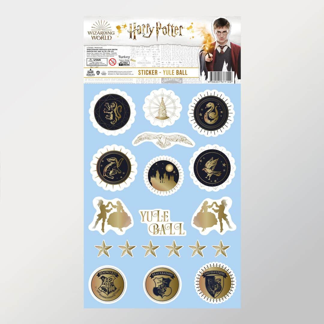 Harry Potter Yule Ball Icons Sticker HD Baskılı