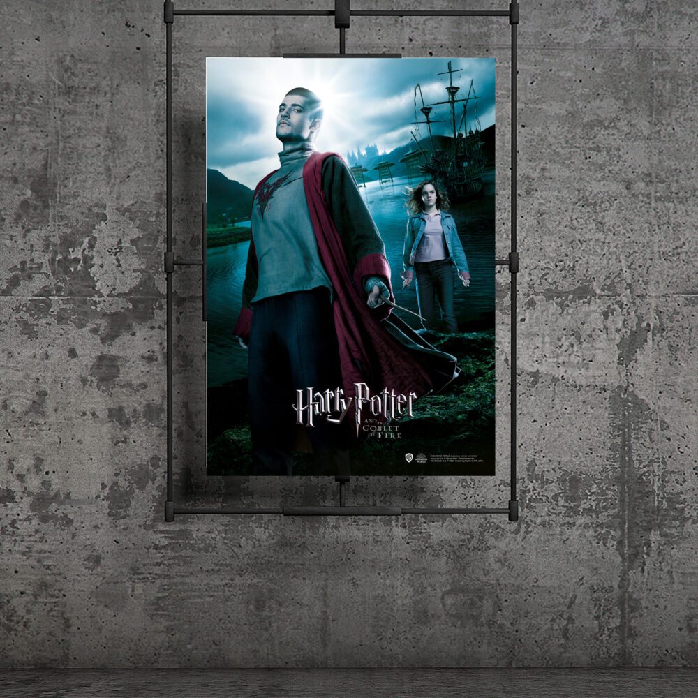 Ateş Kadehi Hermione ve Victor Posteri 50×70 cm Lisanslı Kuşe Kağıt HD Baskı