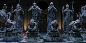 The Lifesized Wizards Chess Set in Harry Potter and the Sorcerers Stone Sihir Dükkanı - Tüm Harry Potter Ürünleri