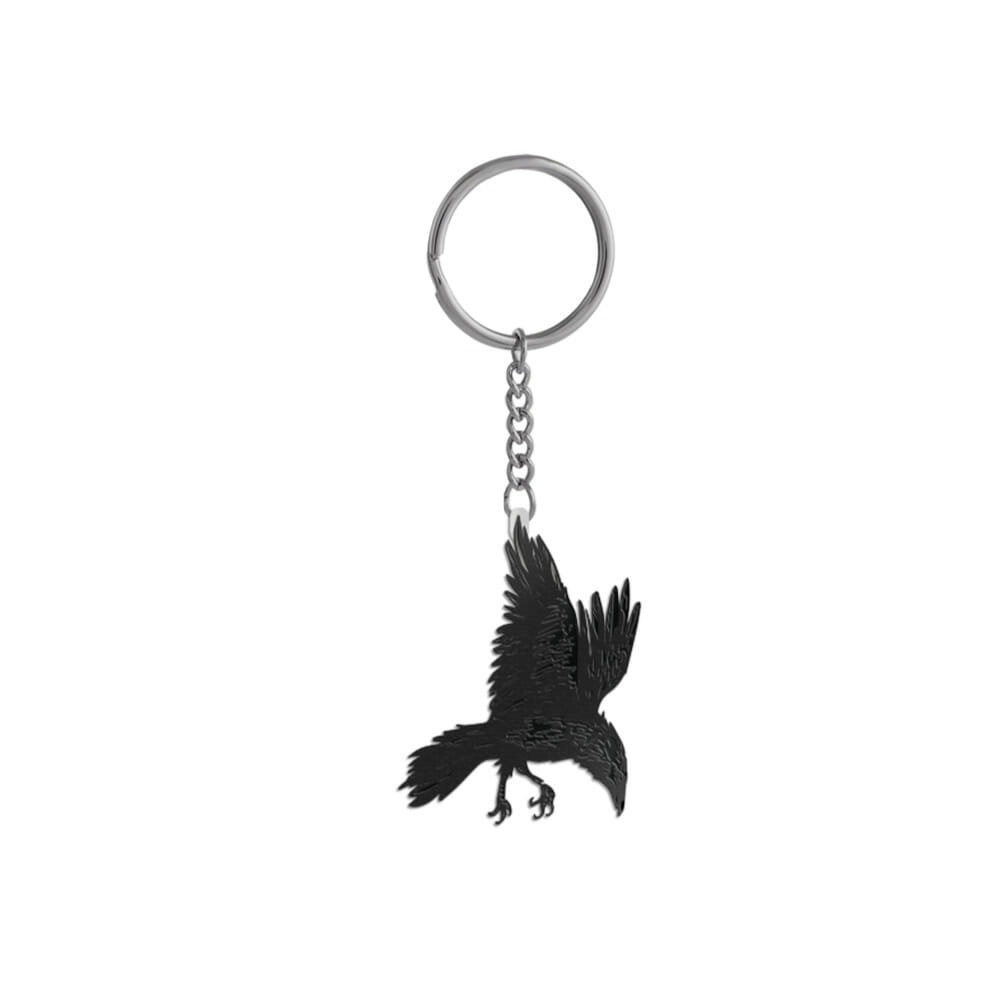 Raven Keychain