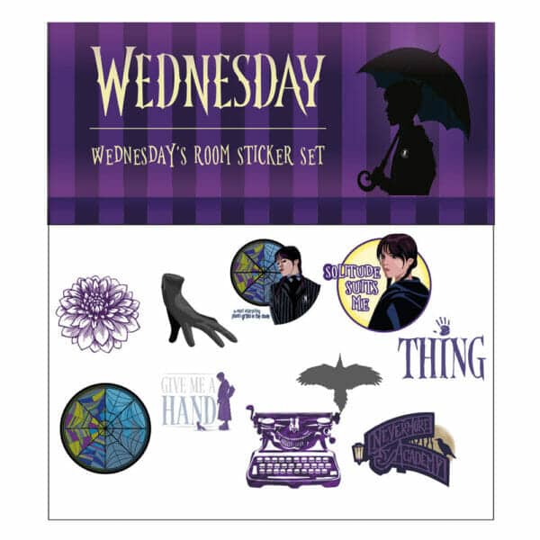 Wednesday's Room Sticker Set