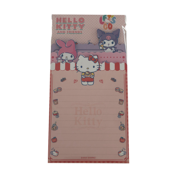 HELLO KITTY AND FRIENDS BLOCK NOTE
